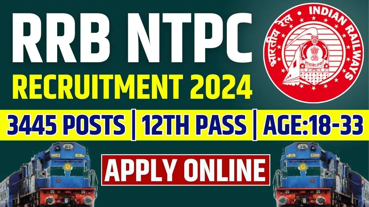 RRB NTPC 12th Pass Recruitment 2024